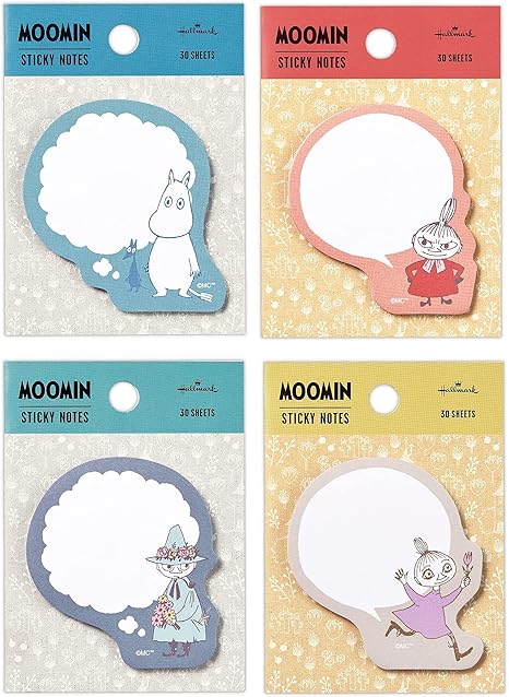 Amazon 日本ホールマーク ダイカット付箋 Moomin ムーミン まとめ買い4種 付箋 文房具 オフィス用品 Amazon 日本ホールマーク ダイカット付箋 Moomin ムーミン まとめ買い4種 付箋 文房具 オフィス用品