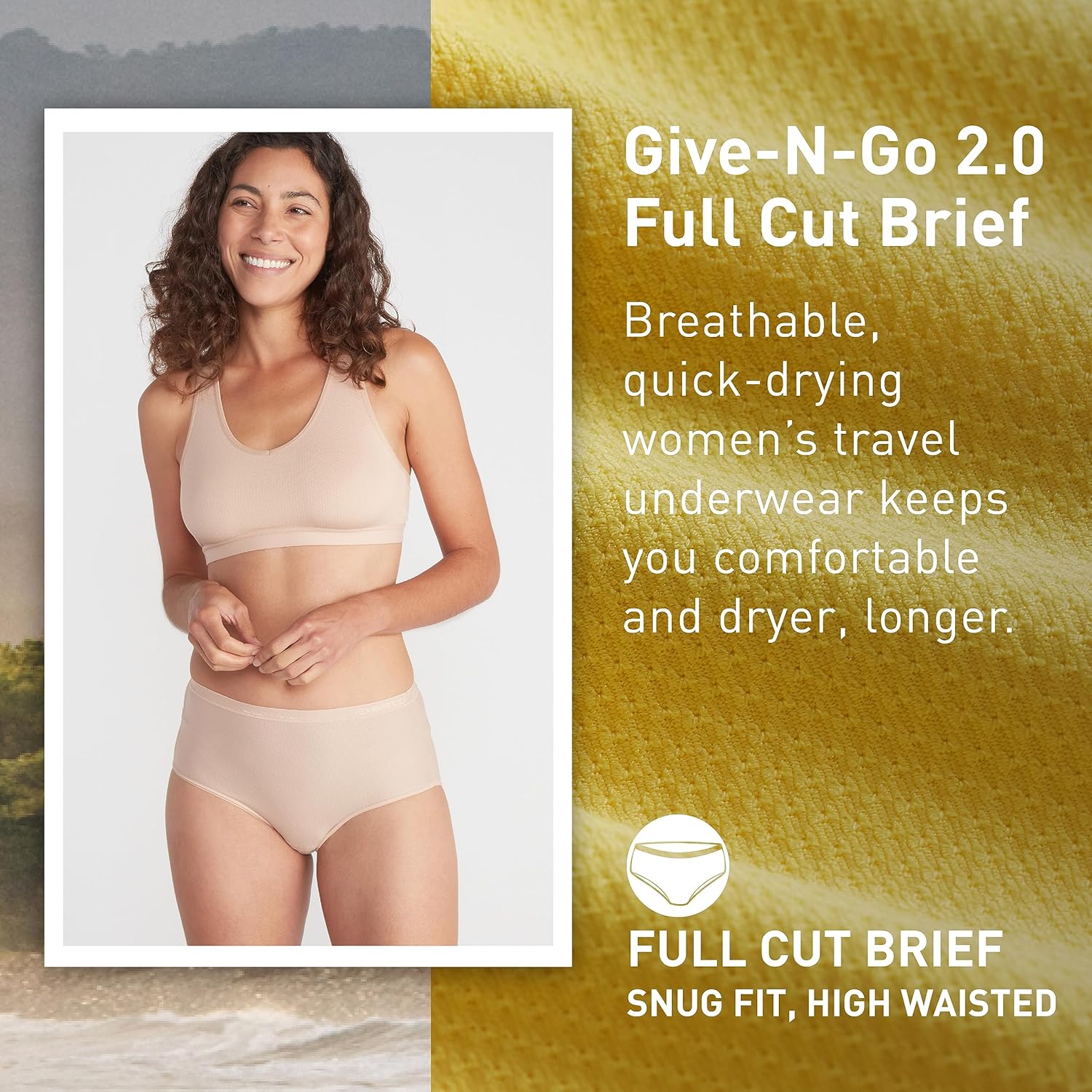 ExOfficio Women's Give-N-Go 2.0 Full Cut Brief - Breathable Durable Easy Care Travel Underwear - Image 2