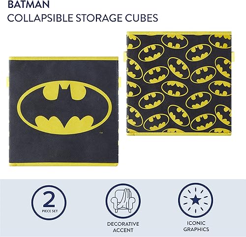 Miniatura 99 de Idea Nuova Marvel Avengers - Juego de dos espaciosos cubos de almacenamiento plegables, 10 x 10 pulgadas, Avengers / gris Avengers /