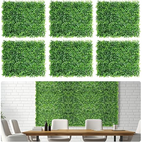 12 Pack Outdoor Wall Covering Green Decor 12x16in Wall Panels