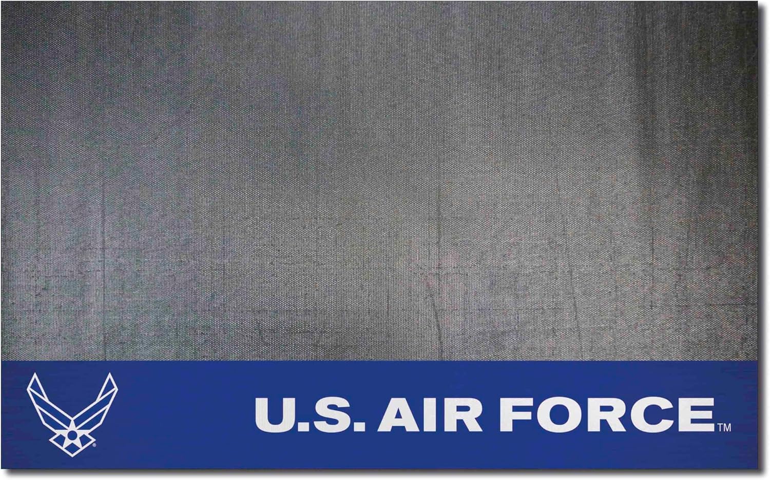 FANMATS 15726 U.S. Air Force Vinyl Grill Mat - 26in. x 42in. - Deck Patio Protective Mat | Oil, flame, and UV resistant