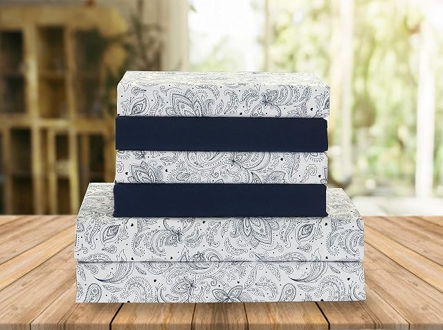 Elegant Comfort Luxury Soft Bed Sheets Paisley Pattern - 1500 Premium Hotel Quality Microfiber Softness Wrinkle and Fade