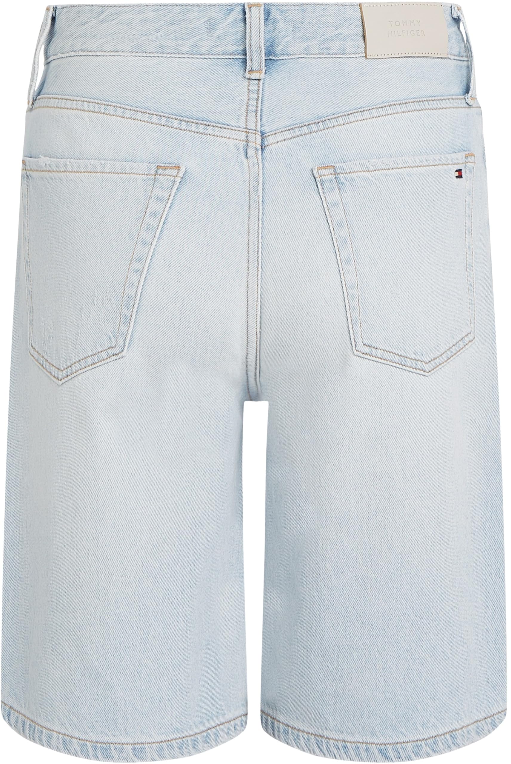 TOMMY HILFIGER Dnm Bermuda Short Hw Sky Ww0ww44388 - DNM BERMUDA SHORT HW SKY WW0WW44388 Kobiety