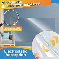 Loiion Elektrosztatikus Fali Védőfólia 40cm - Átlátszó Fröccsenésvédő Konyhai Falvédő Bútorvédő Fólia Ragasztó Nélkül - Könnyen Tisztítható  2