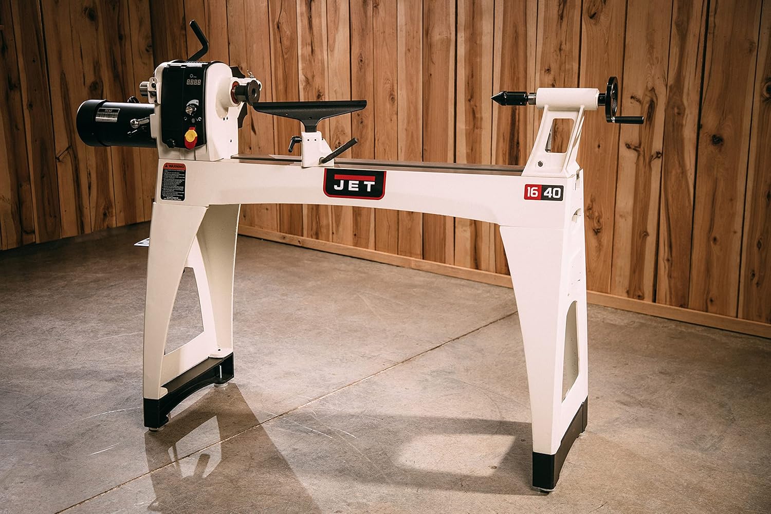 JET JWL-1640EVS, 16" x 40" Wood Lathe, Variable Speed, 1Ph 115V (719500) : Tools & Home Improvement