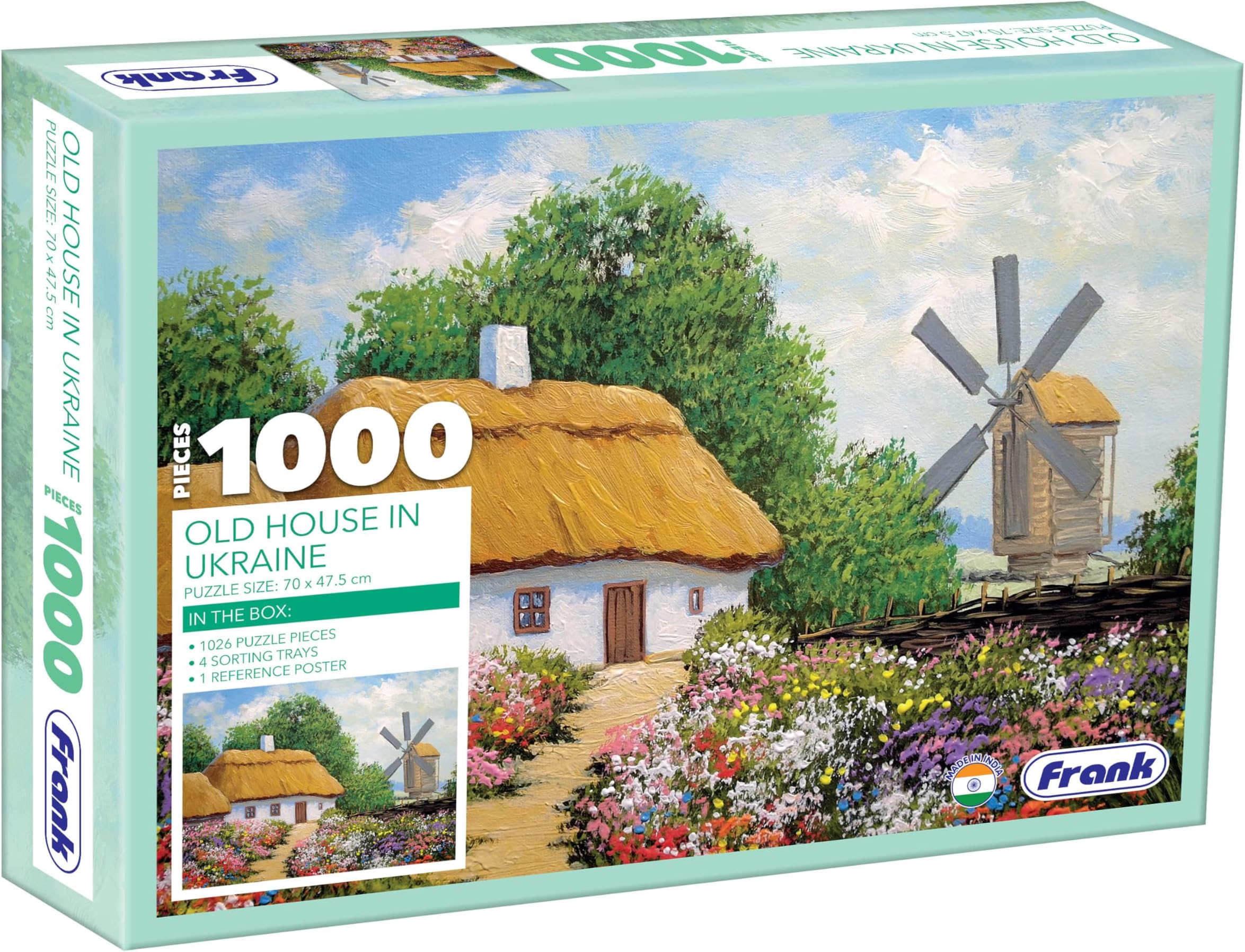 Mudpuppy Critter City 500 Piece Family Puzzle - Bold Animal Illustrations, Ages 8+, 20"x20"