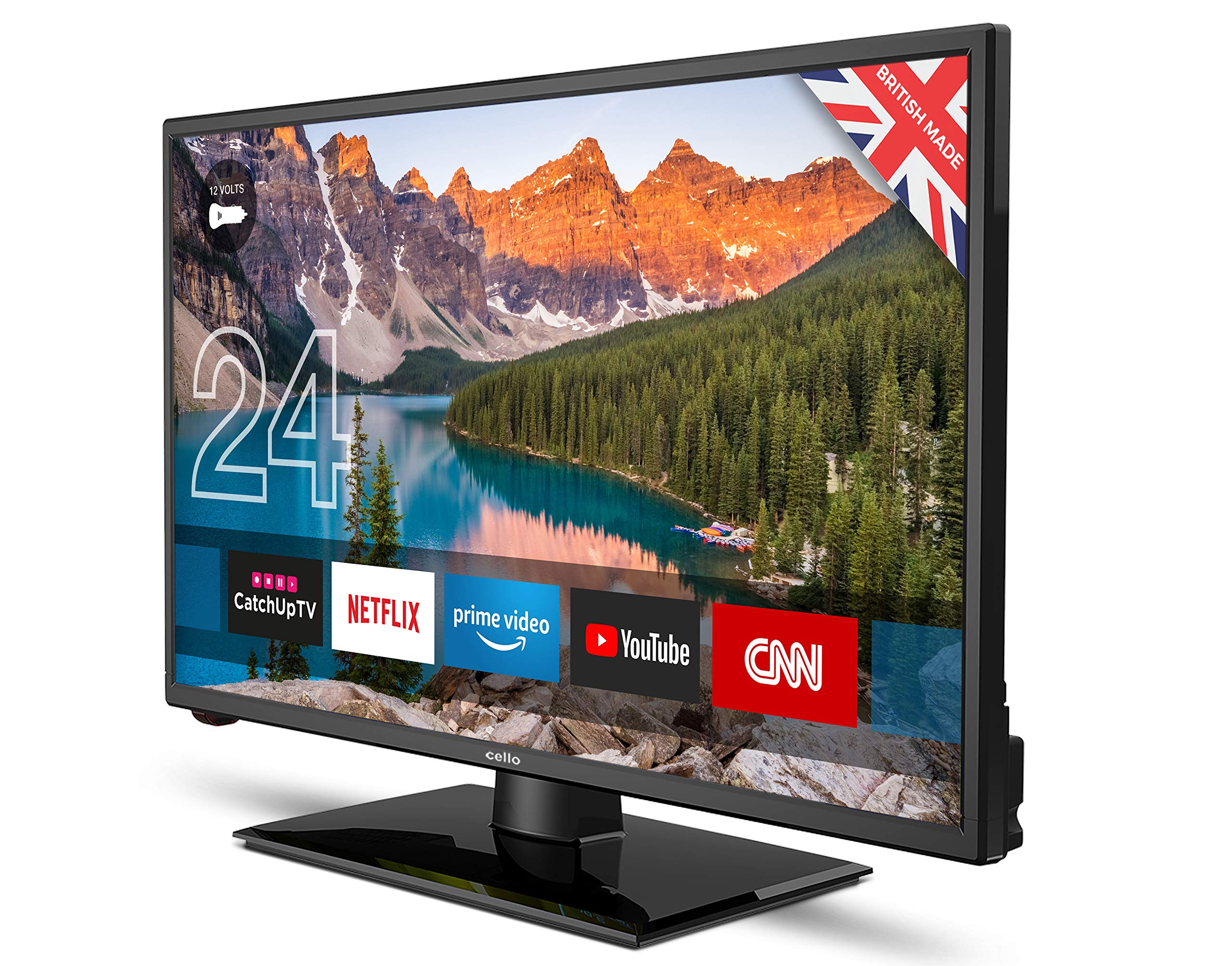 Cello C24SFS 24” 12 Volt Android TV Electronics TVs Home Cinema, TV & Video