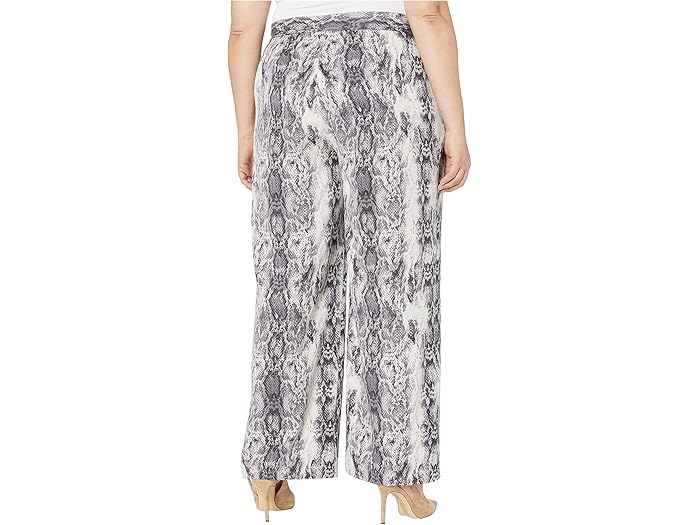 plus size snakeskin pants