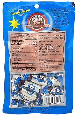 Miniatura 2 de Coffee Rio Paquete variado de dulces de café sin azúcar, paquete de 4 – Original y Caffe Latte, 3 onzas – Caramelo sin azúcar, cero carbohidratos de