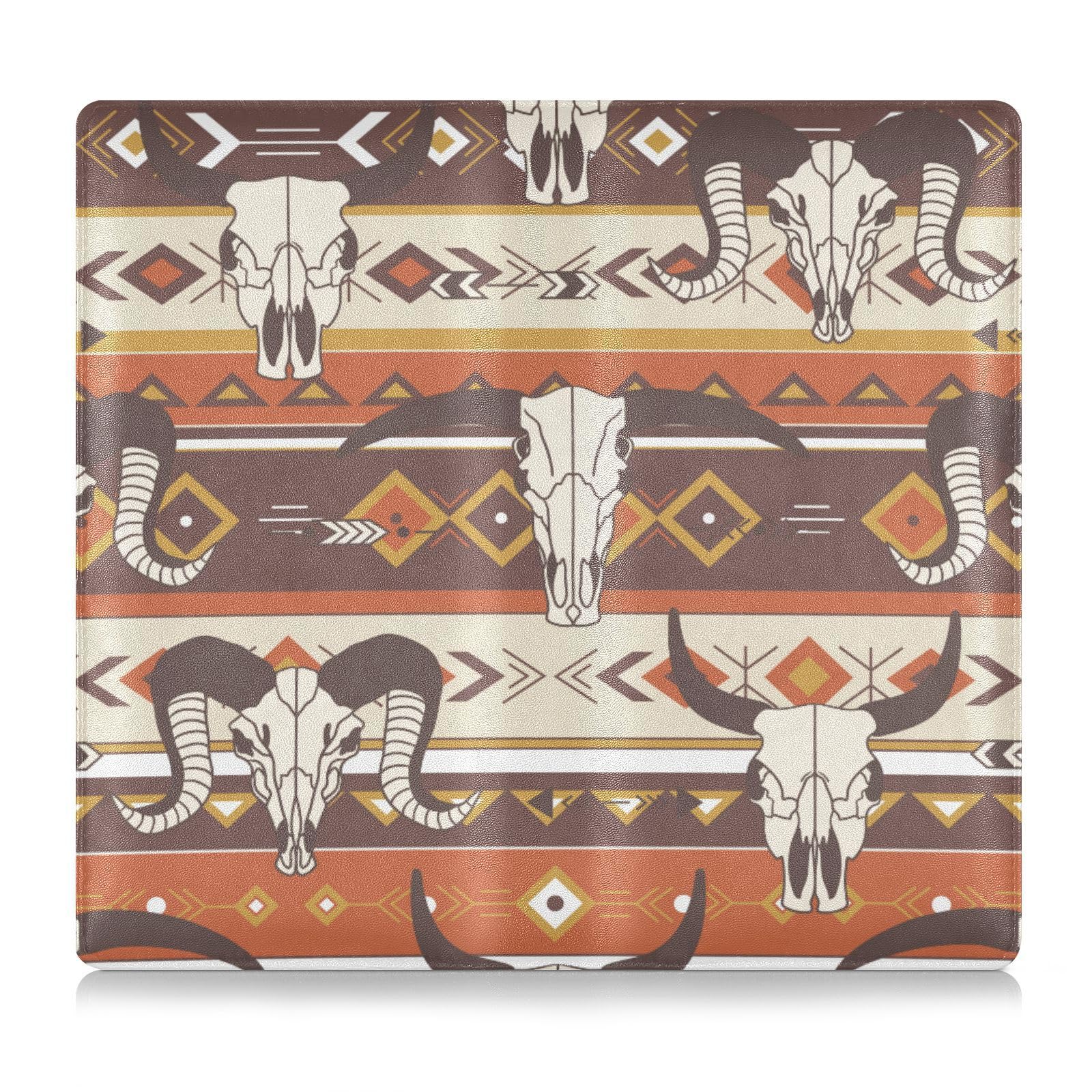 Kigai Western Aztec Car Registration and Insurance Holder Vehicle Glove Box Organizer Car Document Holder for Driver's License and Cards