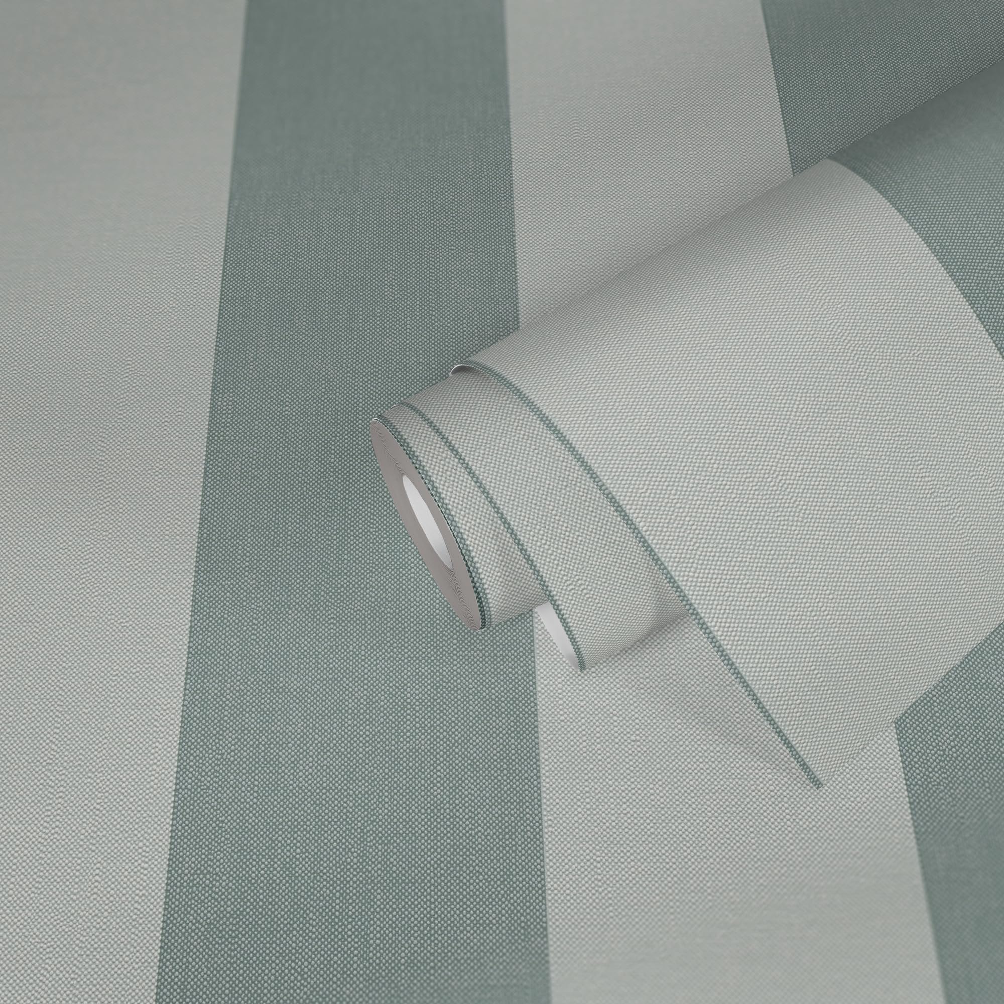 A.S. Création Green/Light Green Striped Non-Woven Wallpaper 397911-10.05m x 0.53m - Living Room Wallpaper - Made in Germany - Image 4