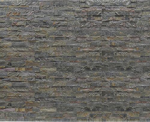 Miniatura 9 de Stoneflex Azulejos de piedra 3D autoadhesivos para despegar y pegar, se adhieren a la pared del muro de la cocina, sala de estar, oficina, baño,