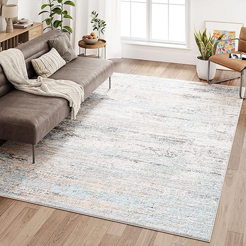 Miniatura 24 de Dripex Alfombra de piel sintética de conejo de 5 x 7 pies, alfombras esponjosas para sala de estar, alfombras lavables a máquina para dormitorio