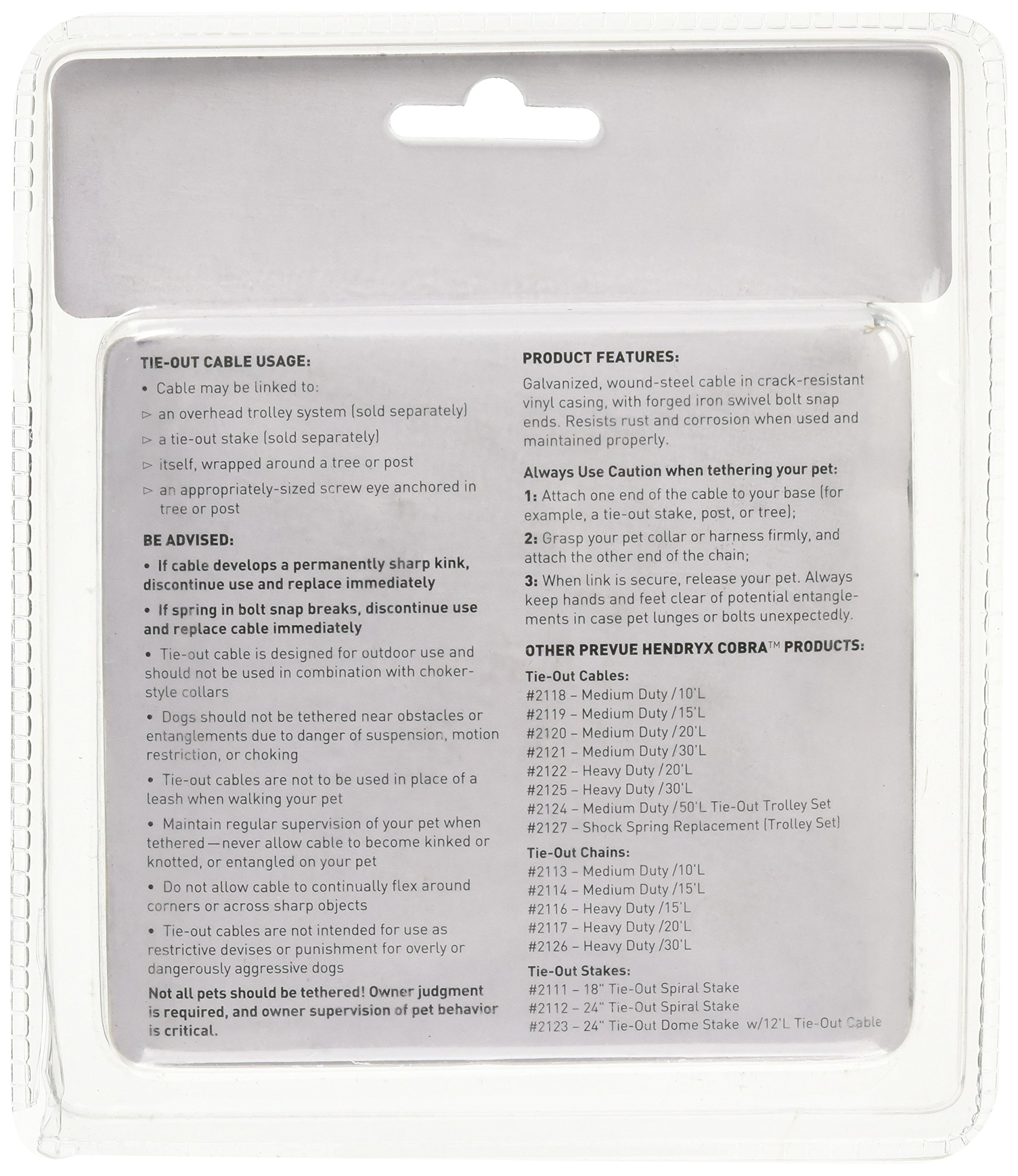 PREVUE PET PRODUCTS 2117 Cadena de Amarre Resistente de 20 pies