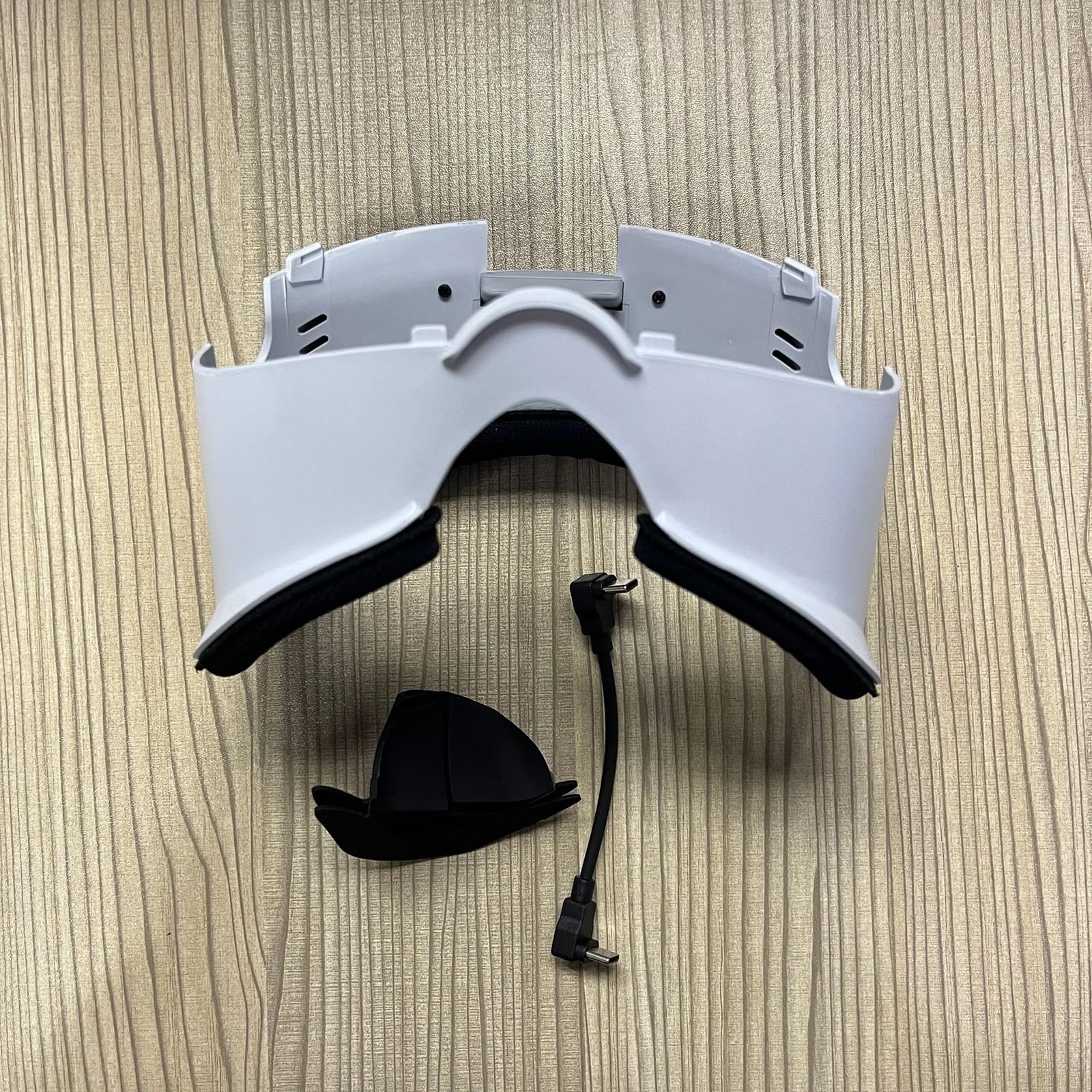 Ventola di raffreddamento RGB compatibile con Meta Quest 3 VR Accessori per cuffie Soft Traspirante Copertura per il viso Cuscino Pad Schiuma Interfaccia Facciale Staffa Ventola di raffreddamento