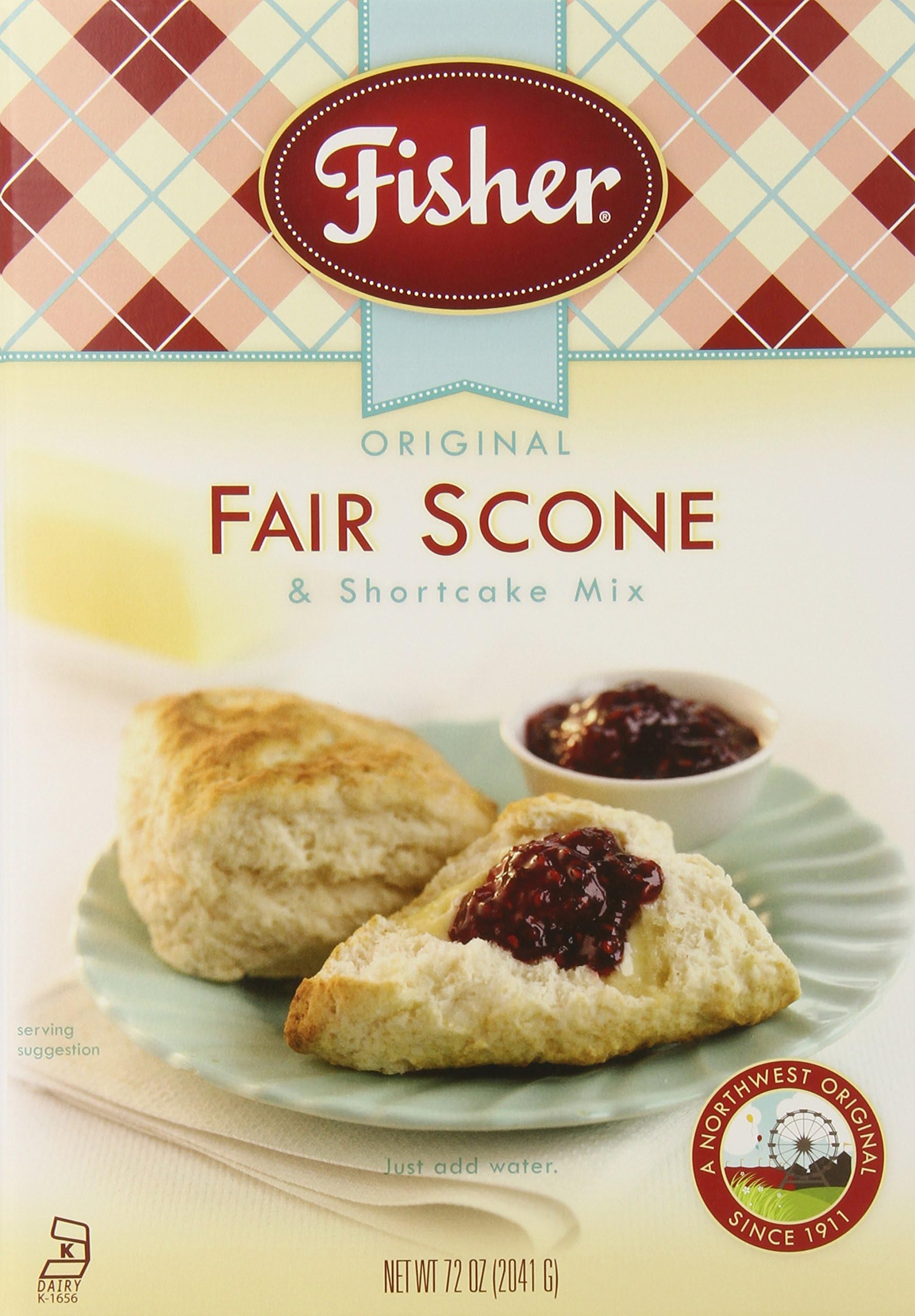 Fisher Scone Mix Club Pack, 144 Ounce