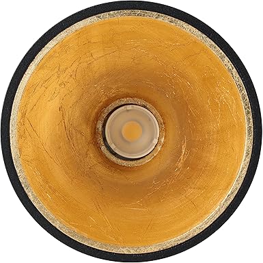 Eglo EGLO Polasso Led-plafondlamp, van metaal in zwart en goud, woonkamerlamp warmwit, Ø 10 cm photo 2