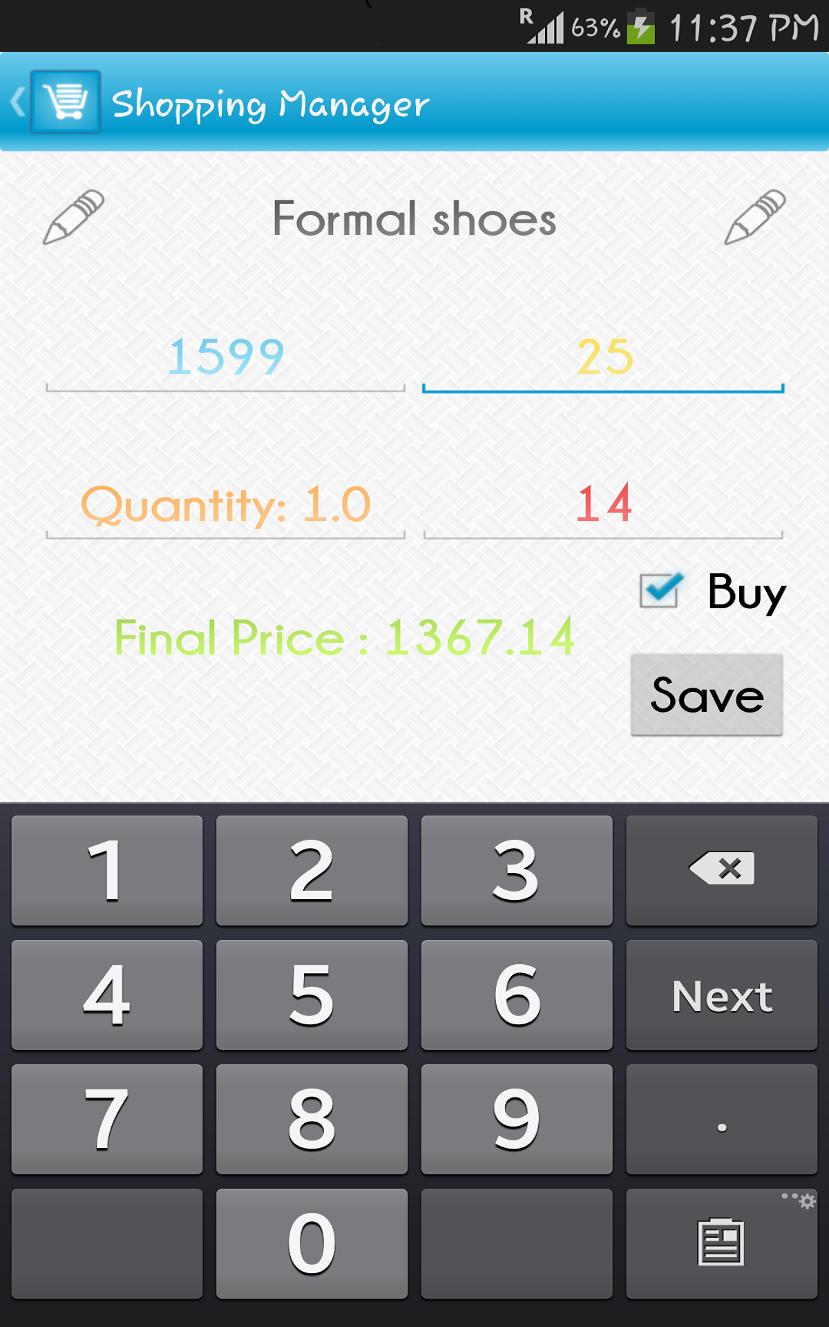 Shopping List Manager App on Amazon Appstore