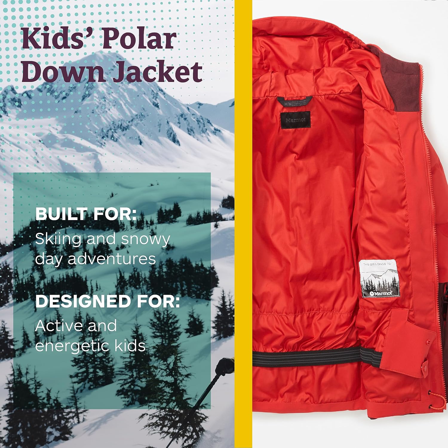 MARMOT unisex-child Kid's Polar Down Jacket
