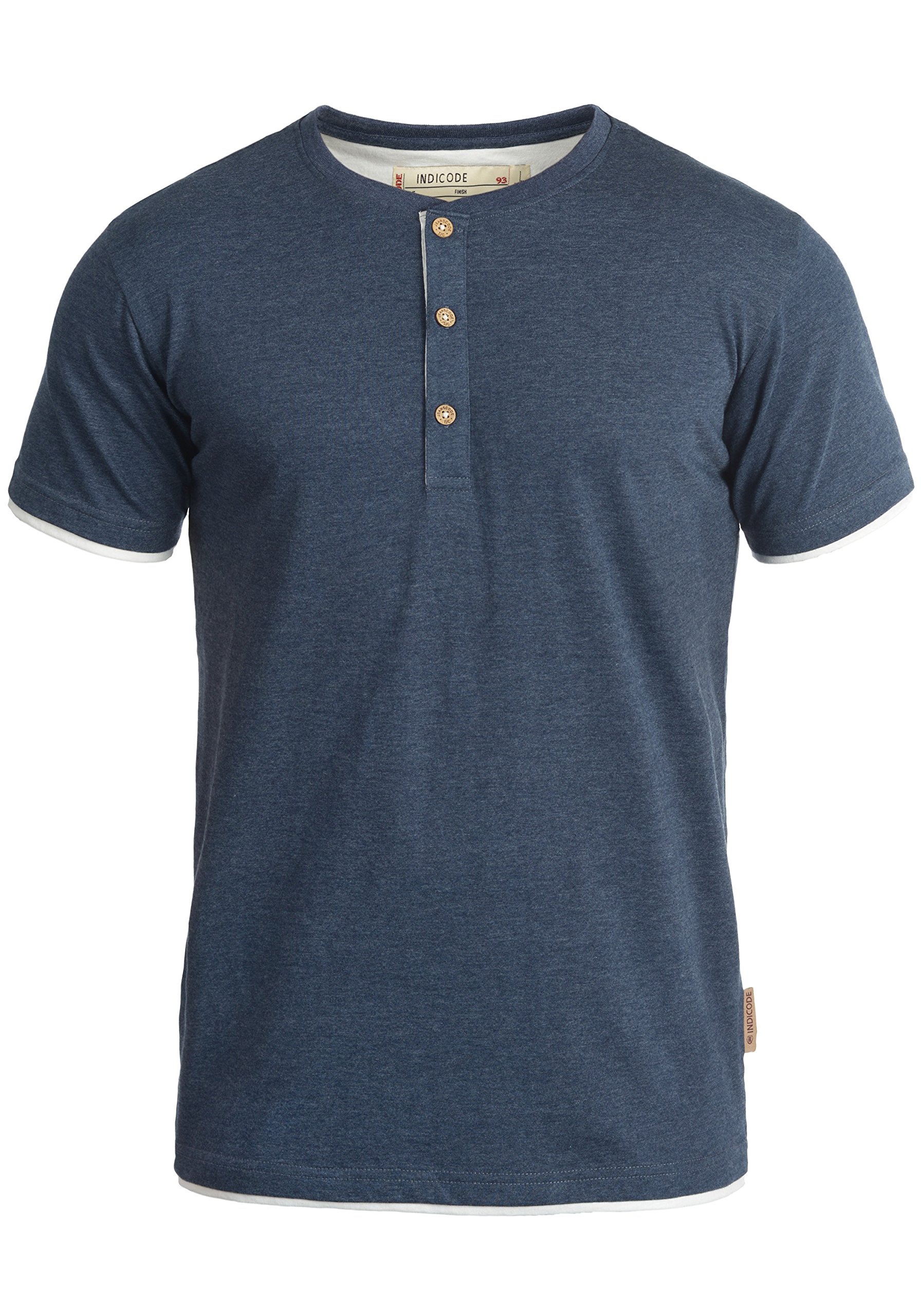 Indicode Men's Navy Mix Tony T-Shirt, Size:m, Colour: (420)