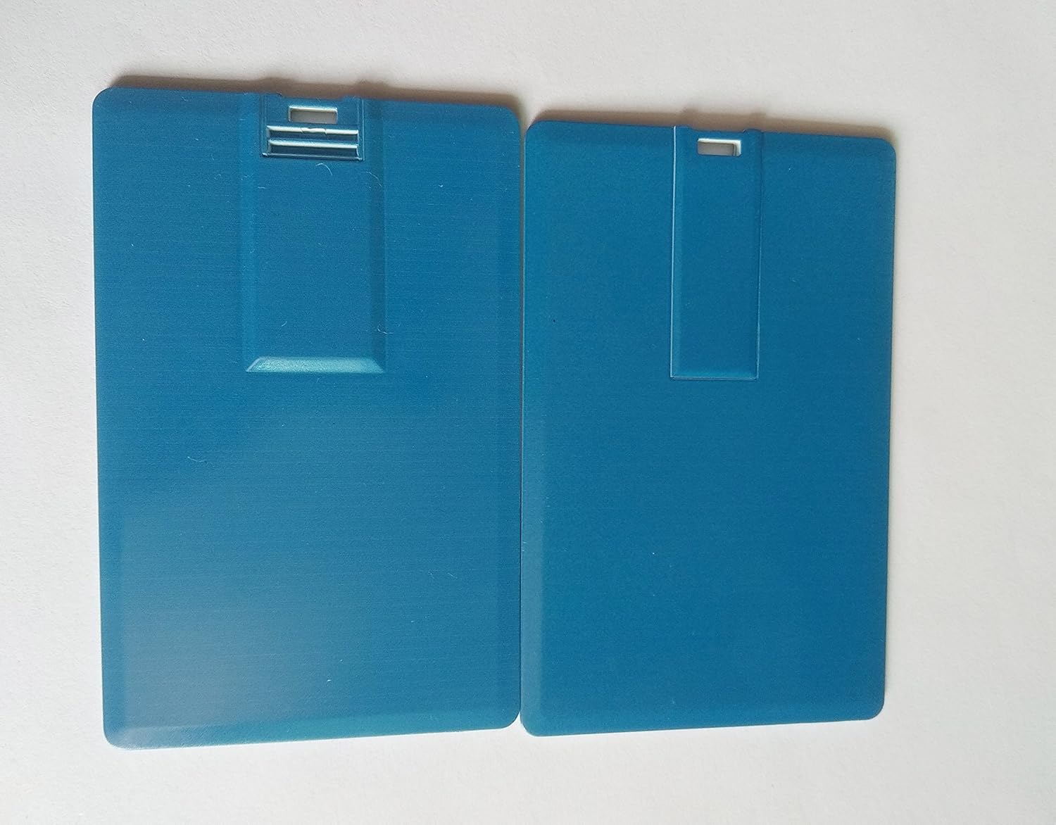 Credit Card USB Flash Drive Blank DIY Memory Stick Wholesale Bulk Pack 10 (8GB, Blue)