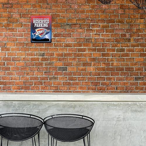 Miniatura 55 de Rico Industries NBA Basketball Metal Parking Sign