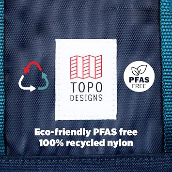 Topo Designs Global Travel Bag 30L or 40L - Carry-On Compliant Most Airlines, Durable Travel Duffel Bag, Clam Shell Main Pocket, Laptop Sleeve, Backpack, Luggage (30L / Original Olive)