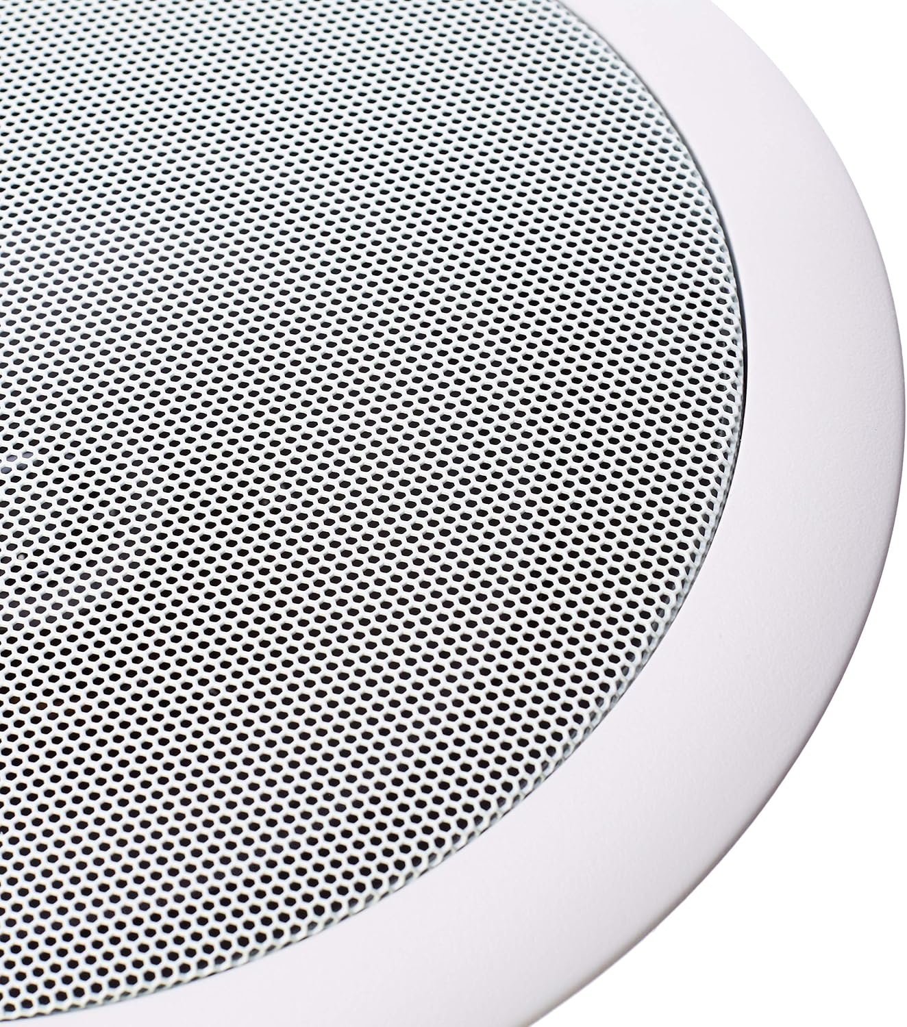 Amazon Basics 6.5" Round In-Ceiling In-Wall Mounted Speakers, Set of 2, Grey