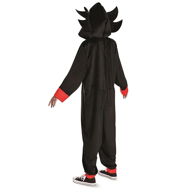 Foto 2 de 7 de Disguise Sonic Shadow - Disfraz oficial de Sonic Movie 3 con capucha para hombres y mujeres, talla XS/S