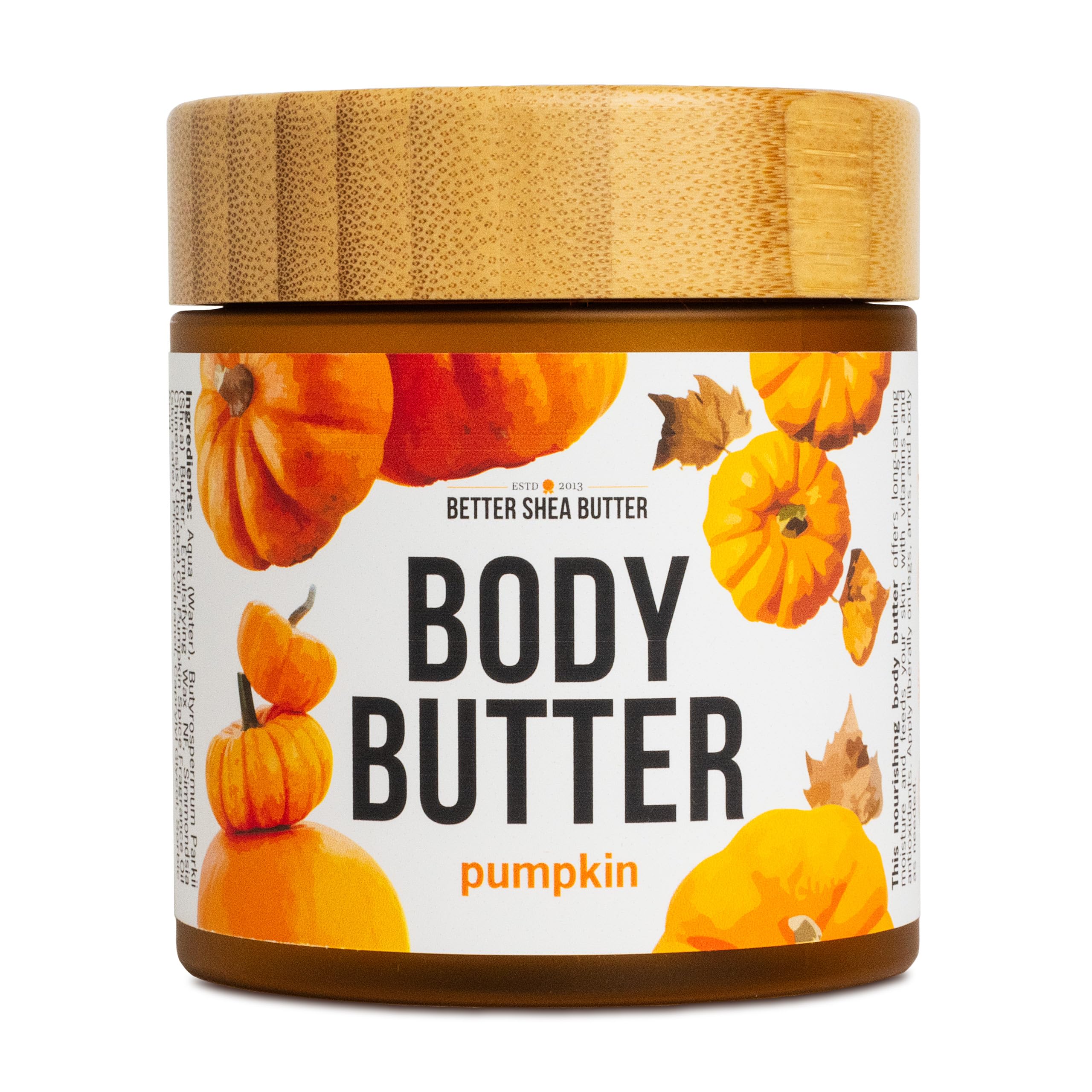 Pumpkin Body Butter with Organic Shea Butter | Pumpkin Spice Lotion for Women | Non Greasy Body Cream | Body Care Favorite with Pumpkin Spice Scent