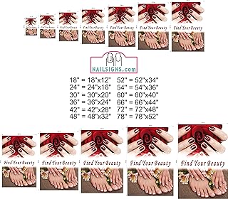 Quote I Perforated See Through Line Pattern Polypropylene Window Film Paper Wallpaper Poster Transparent Nail Salon Sign Vertical (Wallpaper "Fabric Poster" with Adhesive Backing (Indoors), 52")