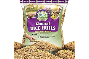 DUSPRO Premium Rice Hulls for Plants, Animals, and Brewing