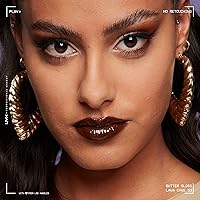 Vista 7 de NYX PROFESSIONAL MAKEUP Butter Gloss Brown Sugar, Brillo de labios no pegajoso - Lava Cake (marrón intenso)