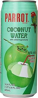 Sun Hing Foods Parrot Coconut Water with Pulp, 16.9 oz