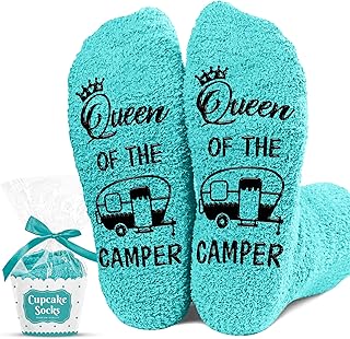 Outdoors Socks - Funny Hiking and Camping Gifts for Men, Women - Hiking, Camping Accessories, Stocking Stuffers