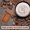 Chocolate Bar Mould 2 Piece Deep Silicone Mould for Dubai Pistachio Bar Baking - Easy Release for DIY Candy Desserts Making