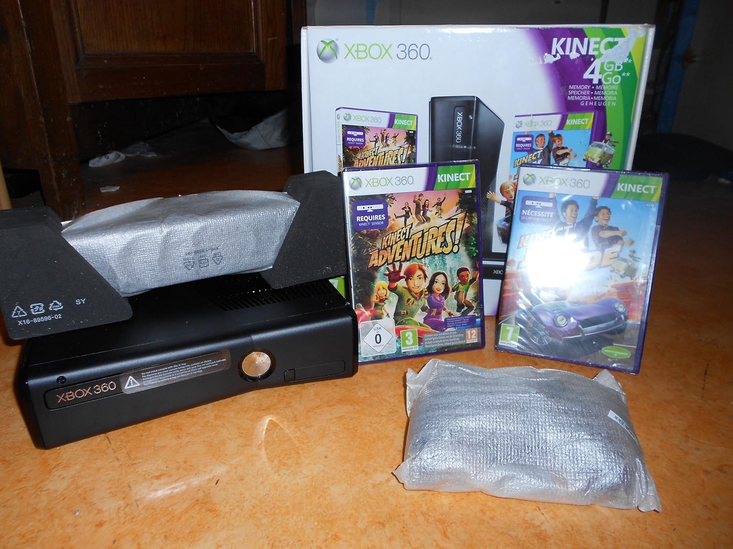 Boîte Vide Pour Console Xbox 360 4Go Édition Kinect, Emballage D'origine, Référence 487