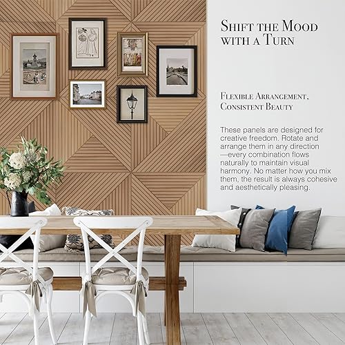Miniatura 5 de Paneles acústicos de pared, 6 piezas de 23.62 x 23.62 pulgadas, paneles acústicos decorativos, paneles de pared acústicos, arte de pared que absorbe