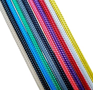 6mm Double Braid Polyester Rope — Multi-Purpose Marine Grade Sailing Line for Yachts, Dinghies, Boats - All-Weather - Heat Sealed