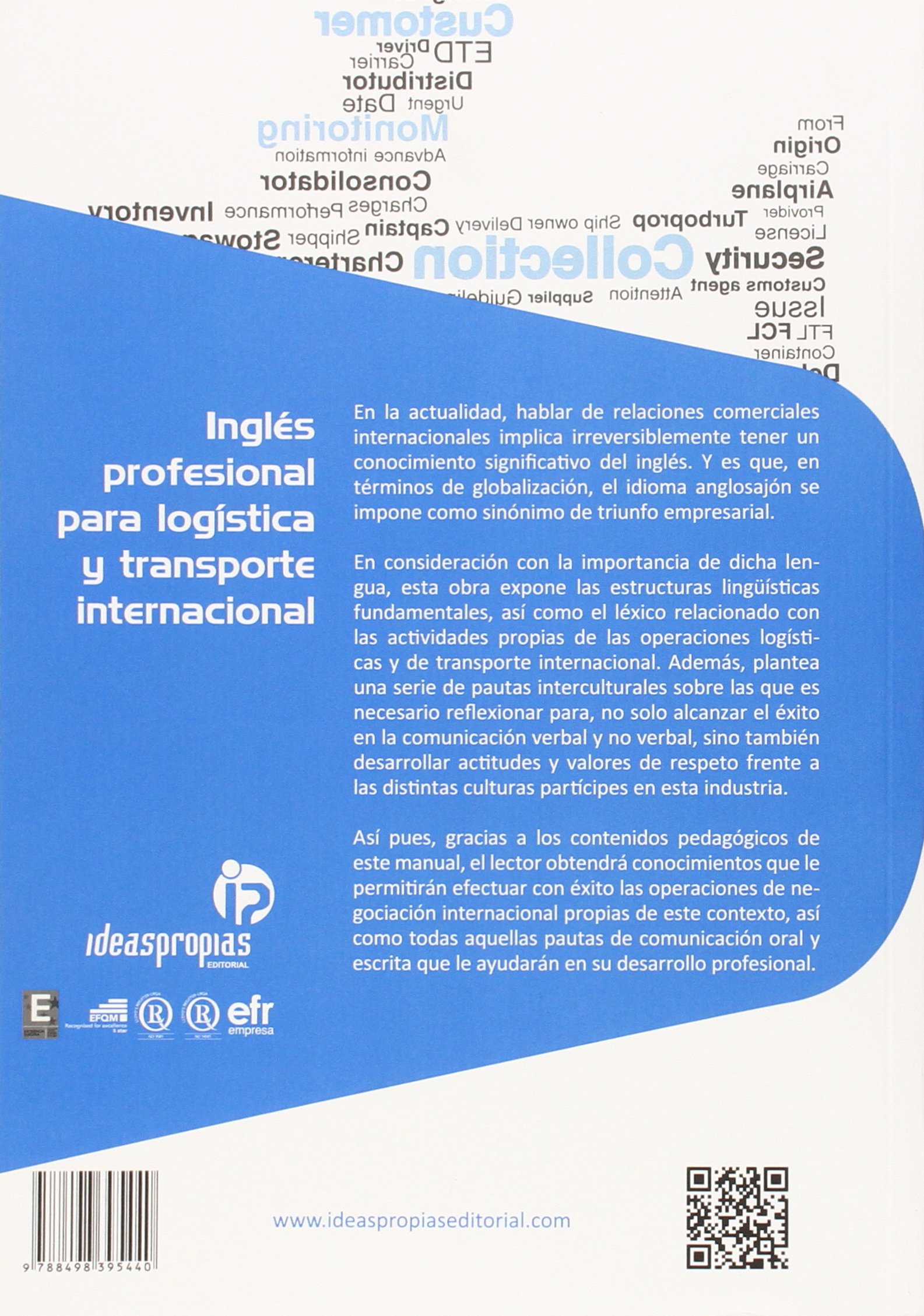 Inglés profesional para logística y transporte internacional: Relaciones comerciales en gestión y tránsito de mercancías (Comercio y marketing)