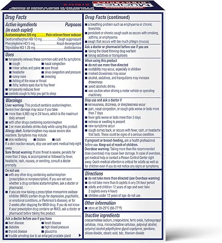 Miniatura 7 de Mucinex Nightshift sinus, potente alivio nocturno multisíntoma, 20 cápsulas de liberación rápida, alivio del dolorreductor de fiebre, supresor de