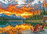 Cross & Glory - Réflexions à quai - 1000 Puzzle de puzzle pour les adultes (en anglais seulement) Tranquil Sunset Lake Scene (en français seulement) Puzzles pour les enfants (en espagnol seulement)