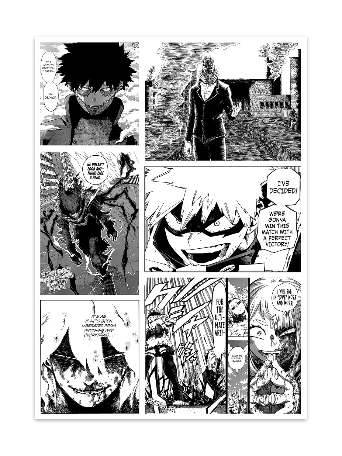 ComicSense.xyz My Hero Academia Anime Pro Hero Vs Super Villains Manga ...