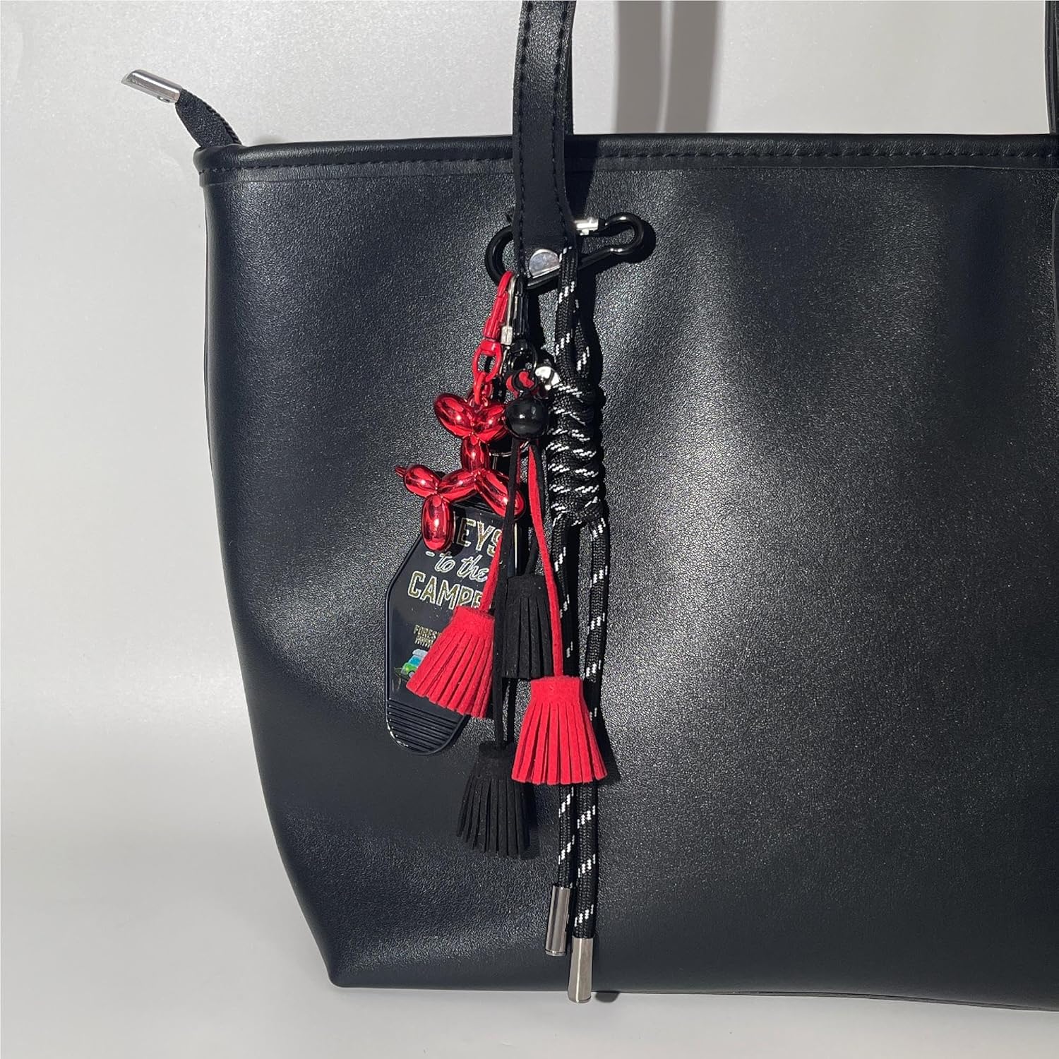 QTMY Cute Puppy Tassel Braided Keychain Bag Charms for Handbag Purse Backpack Accessories Bogg Bag,397 - Image 7