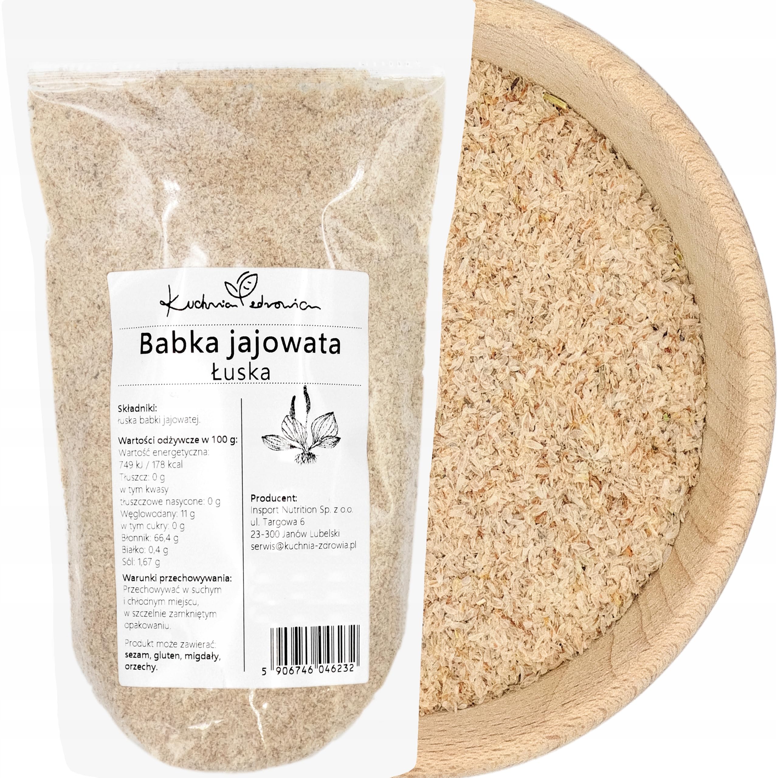 Psyllium Blond Téguments Naturels 1 kg - Téguments De Graines De Psyllium, Riche En Fibres, Idéal Pour Pains, Porridge, Smoothies, Keto Et Vegan