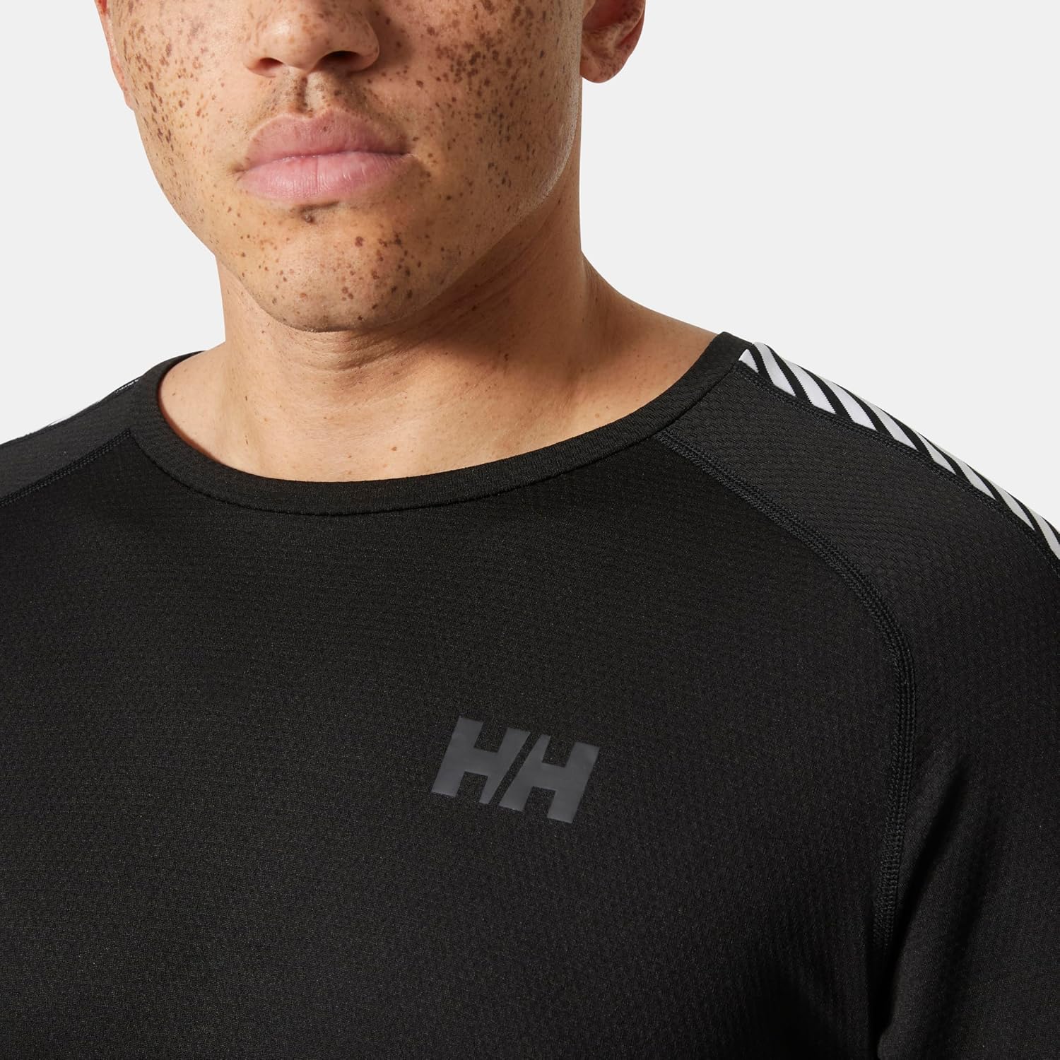 Helly-Hansen LIFA Active Stripe Crew Men's Baselayer - Breathable, Moisture-Wicking Thermal Shirt for Outdoor Activities - Image 5