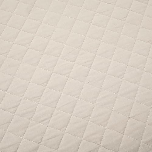 Vista 80 de Lush Decor Ava - Juego de colcha de 3 piezas con diseño de diamantes, tamaño King, color blanco