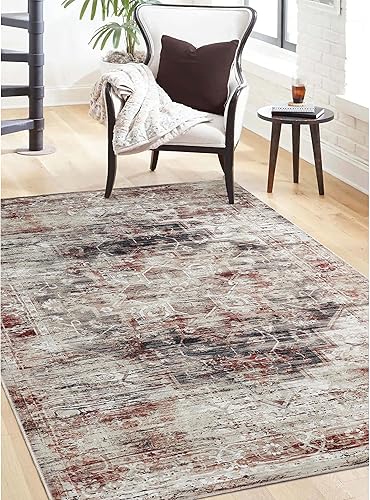 Miniatura 1 de Superior Alfombra de área pequeña para interiores, con respaldo de algodón, para niños o mascotas, entrada, sala de estar, cocina, dormitorio,