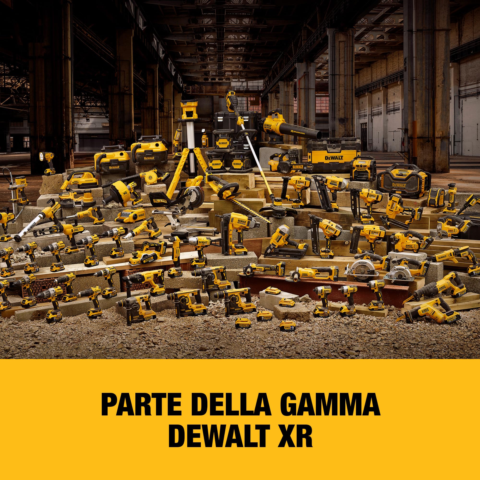 DEWALT Smerigliatrice diritta Brushless 18V, solo corpo, DCG426N-XJ | Smerigliatrice diritta 18V brushless con velocità variabile, ghiera LED e versione solo corpo macchina per uso preciso.