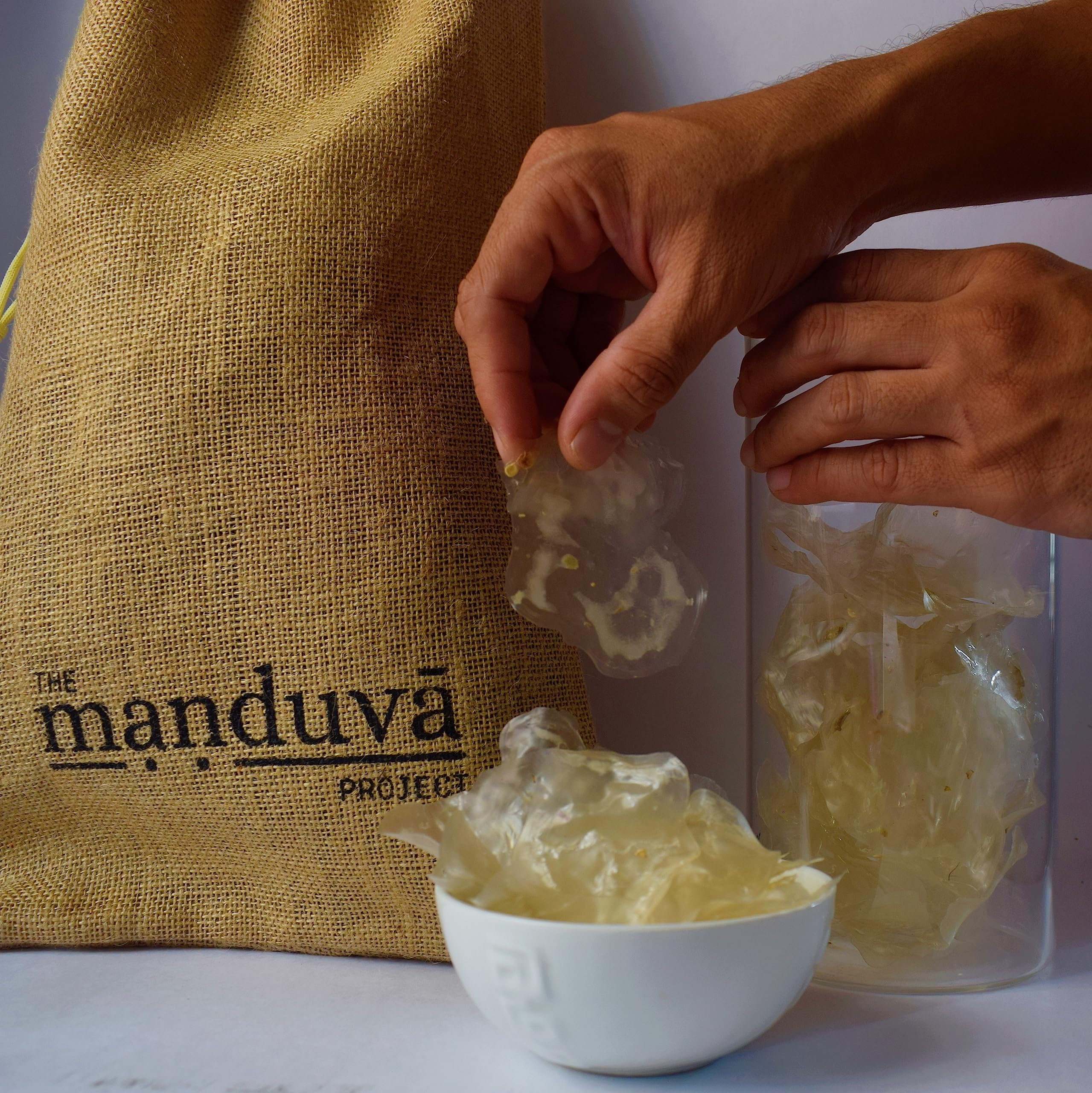 The Manduva Project Sago Fryums Crisps | Traditional Homemade Chips | Ready to Fry Snacks | Raw Fresh Sun-Dried Crisps -100gms-image-30